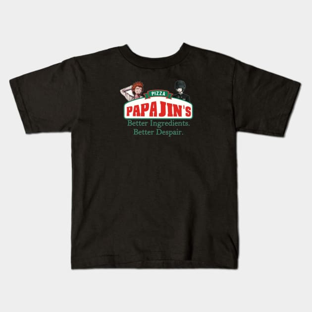 Danganronpa Papa John's Kids T-Shirt by diannvasquez